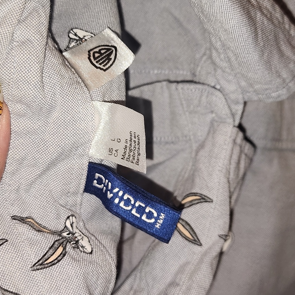 Divided Bugs Bunny Button Down - image 3